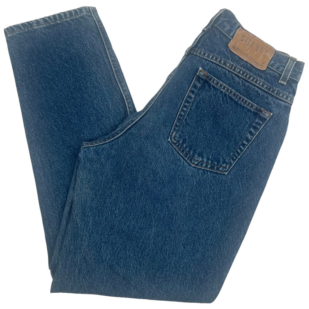 Vintage Gitano Jeanswear High Rise 100% Cotton Medium Wash Jeans Size 14P 32X28